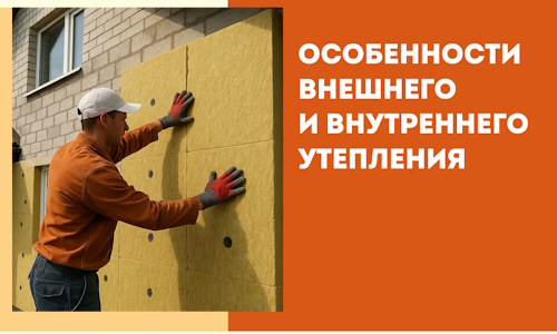 Какие особенности внешнего и внутреннего утепления в Первоуральске