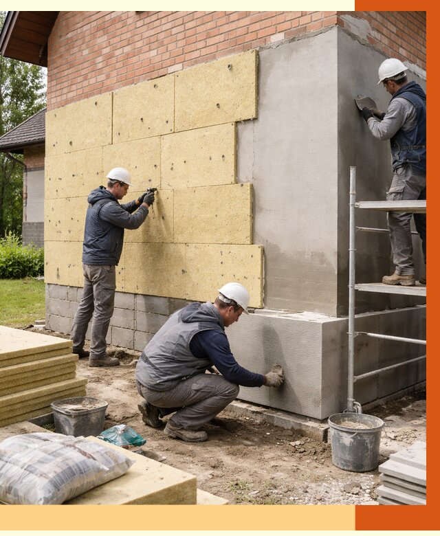 Утепление частного дома в Первоуральске под ключ от 7720 руб/м2 — недорого | ТепломастерПрв