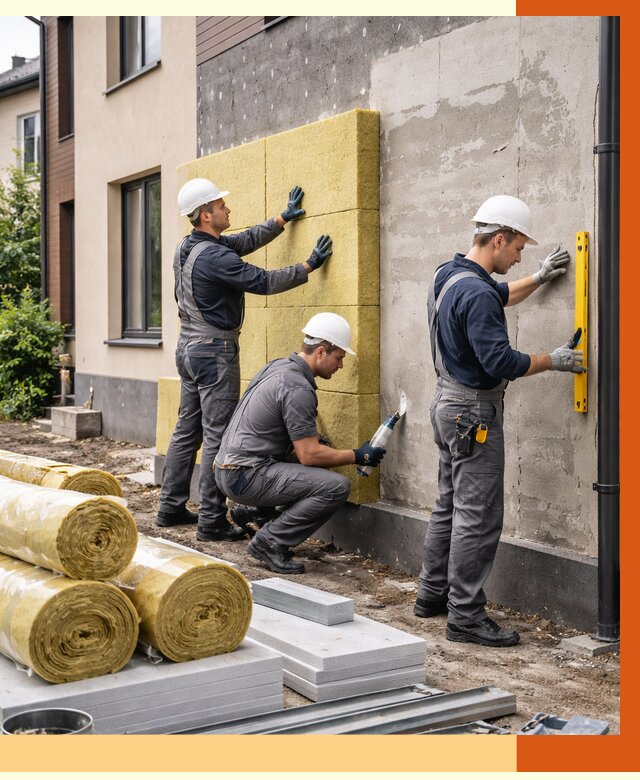 Утепление таунхауса в Первоуральске от 7411 руб/м2 — комплекс под ключ | ТепломастерПрв