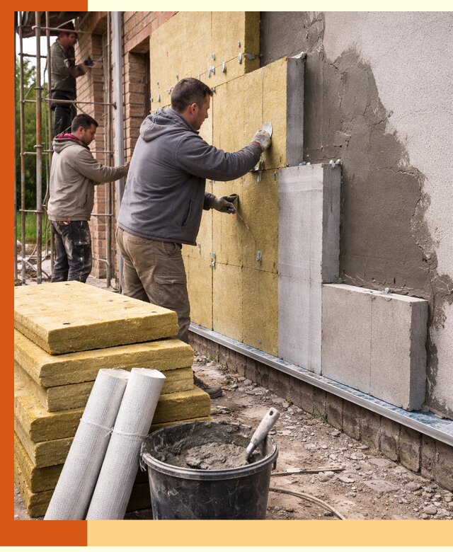 Утепление кирпичного дома под ключ в Первоуральске