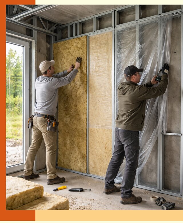 Утепление дома из ЛСТК в Первоуральске с гарантией качества и эффективности