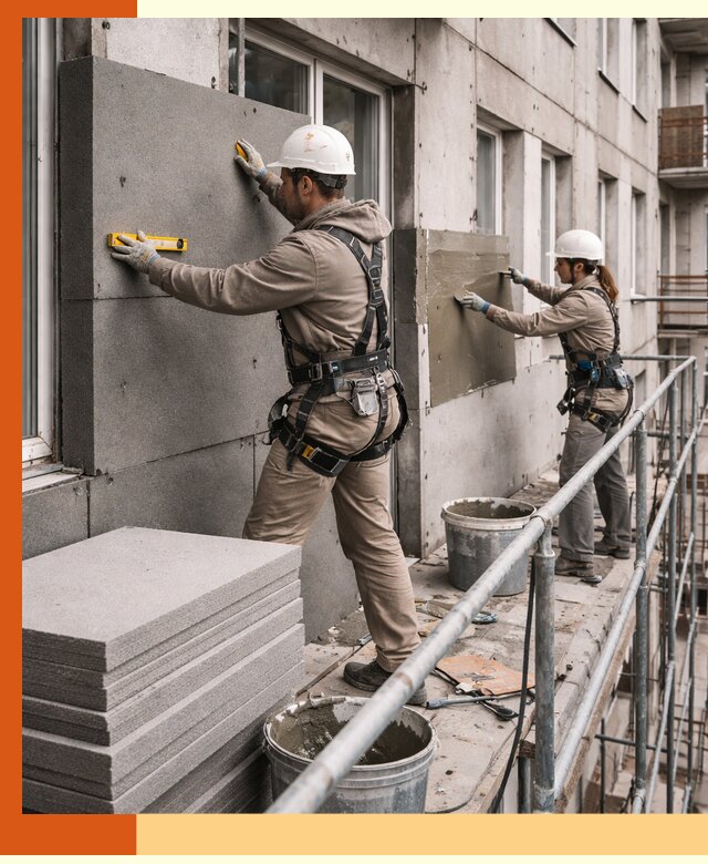 Утепление квартиры снаружи под ключ в Первоуральске