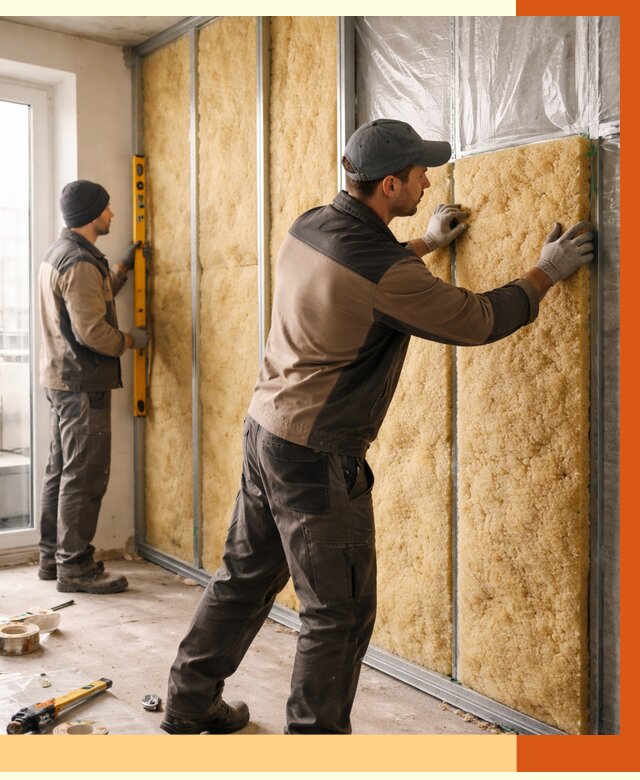 Утепление квартиры изнутри в Первоуральске от 4477 руб. за м2 | Проф. работы ТепломастерПрв