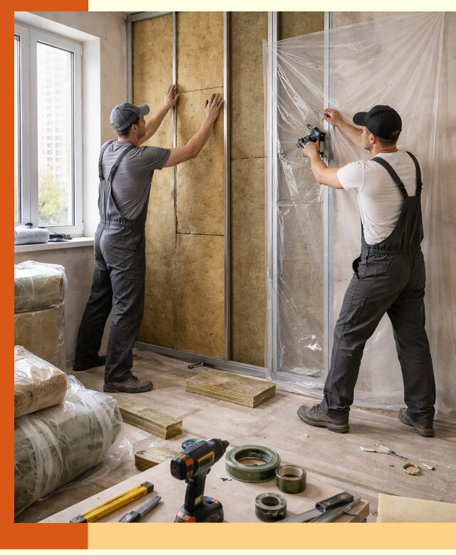 Утепление квартиры изнутри профессионально в Первоуральске