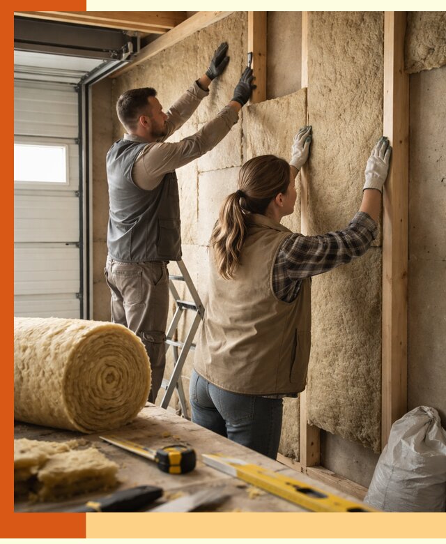 Утепление гаража изнутри в Первоуральске: быстро и надежно