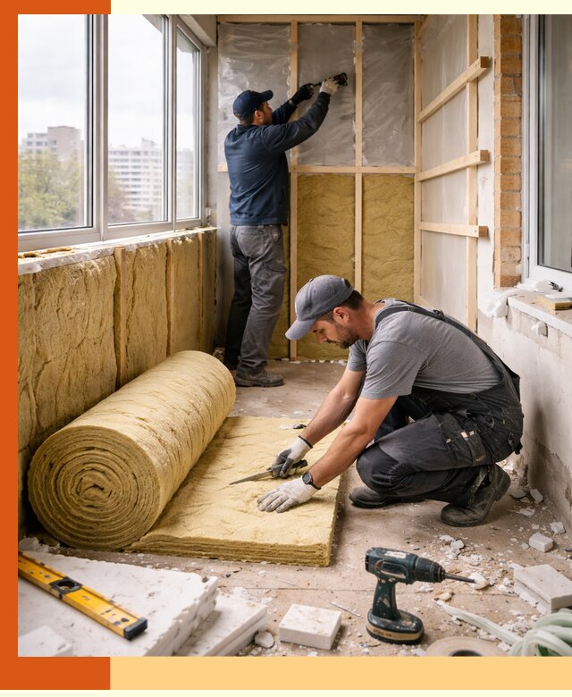 Утепление балкона под ключ в Первоуральске качественно и быстро