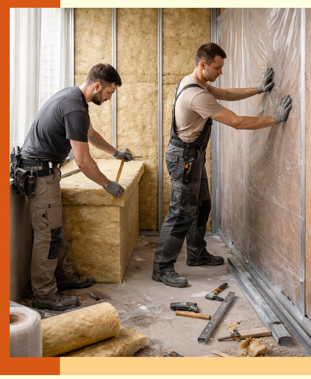 Профессиональное утепление лоджии в Первоуральске эффективно и надежно