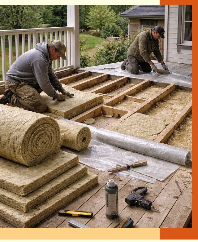 Утепление террасы в Первоуральске от 4323 руб./м2 — утеплить террасу под ключ | ТепломастерПрв