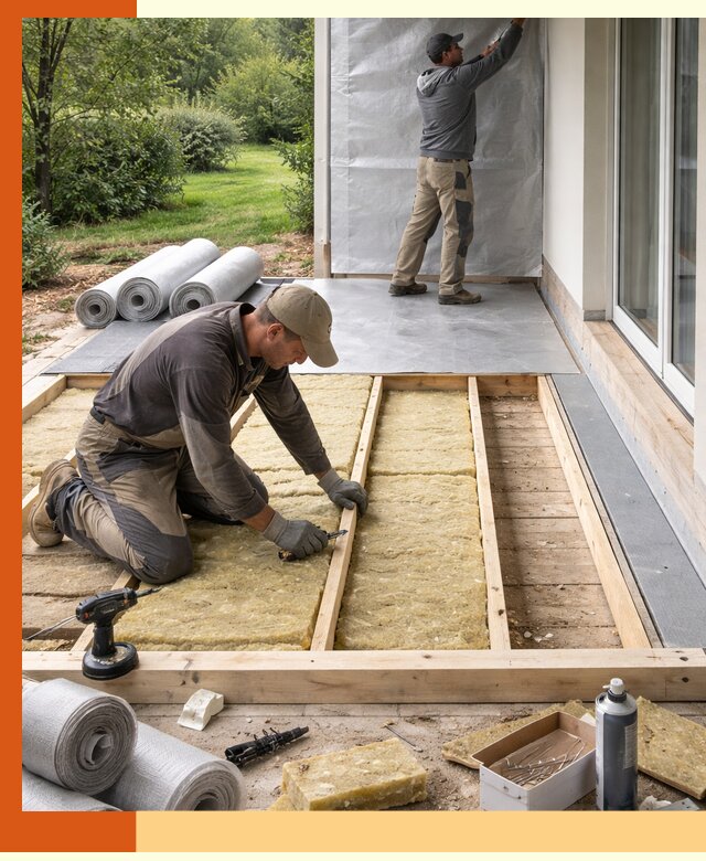 Утепление террасы в Первоуральске — тепло и защита круглогодично