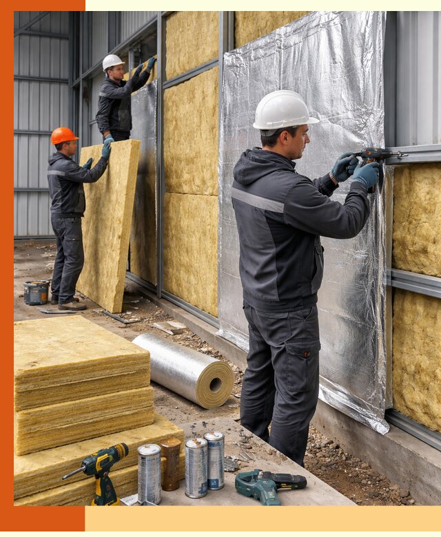 Утепление металлического ангара профессионально в Первоуральске