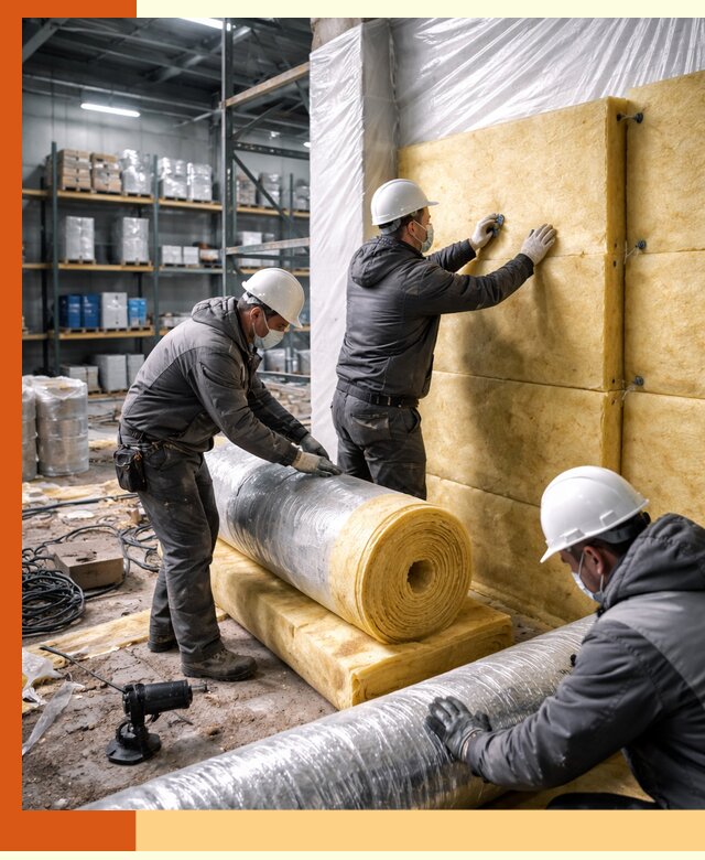 Утепление склада химсырья в Первоуральске: безопасная и эффективная изоляция