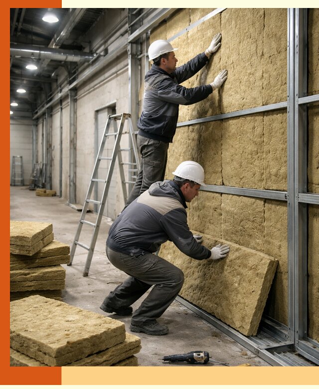 Утепление цеха под ключ в Первоуральске с гарантией качества