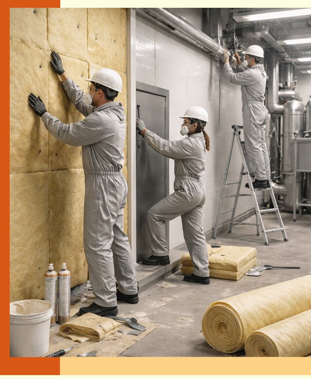 Утепление пищевого цеха под ключ в Первоуральске