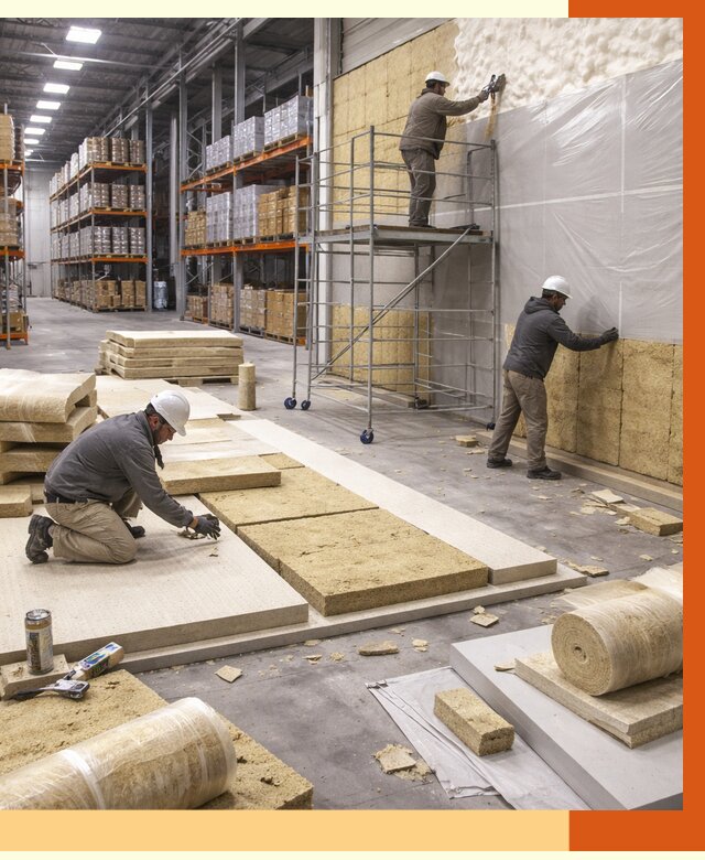 Утепление складского терминала в Первоуральске от 7720 руб./м² под ключ | ТепломастерПрв