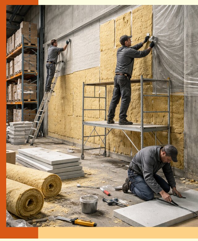 Утепление холодного склада под ключ в Первоуральске