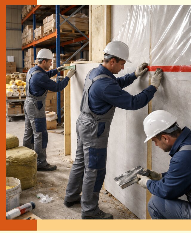 Утепление теплого склада под ключ в Первоуральске