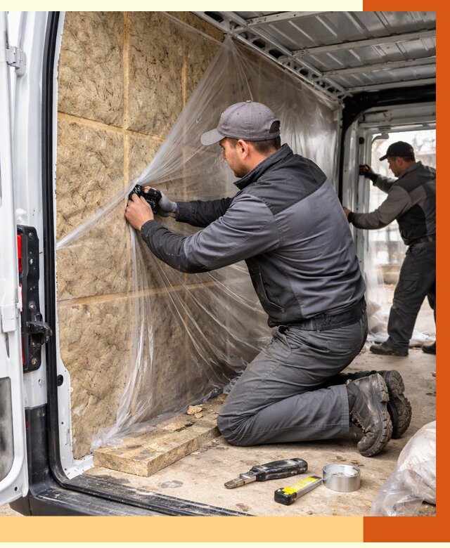 Утепление фургона в Первоуральске от 16983 руб/м2 — утепление фургона ППУ и кузова | ТепломастерПрв