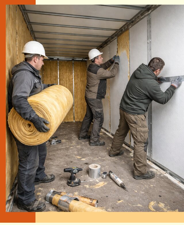 Утепление рефрижераторного контейнера в Первоуральске профессионально и надежно