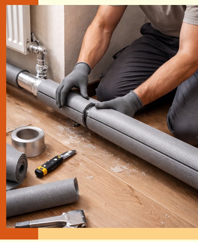 Утепление труб отопления в Первоуральске: теплоизоляция и защита сети