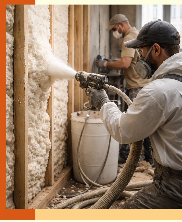 Утепление пеноизолом жилых и коммерческих объектов в Первоуральске