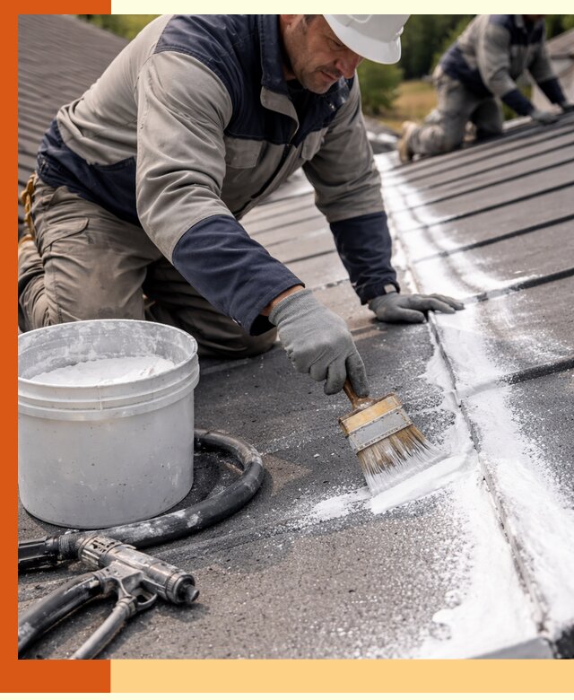 Утепление кровли жидкой теплоизоляцией в Первоуральске