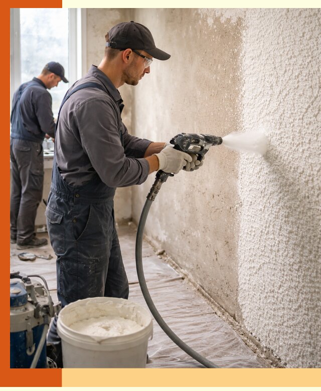 Утепление стен жидкой теплоизоляцией в Первоуральске для квартир и домов