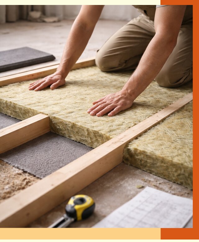 Шумоизоляция пола в Первоуральске от 1287 руб./м² — профессиональная звукоизоляция | ТепломастерПрв