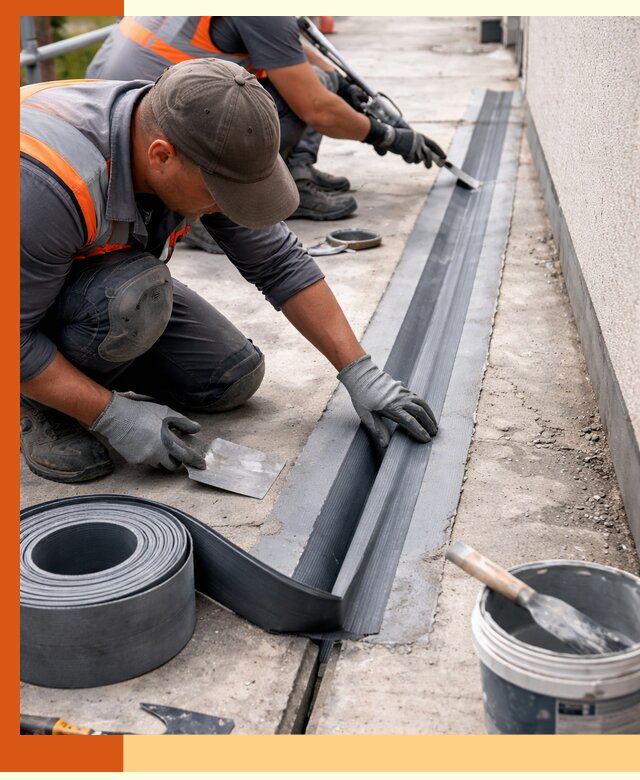 Гидроизоляция деформационного шва в Первоуральске профессионально и надежно