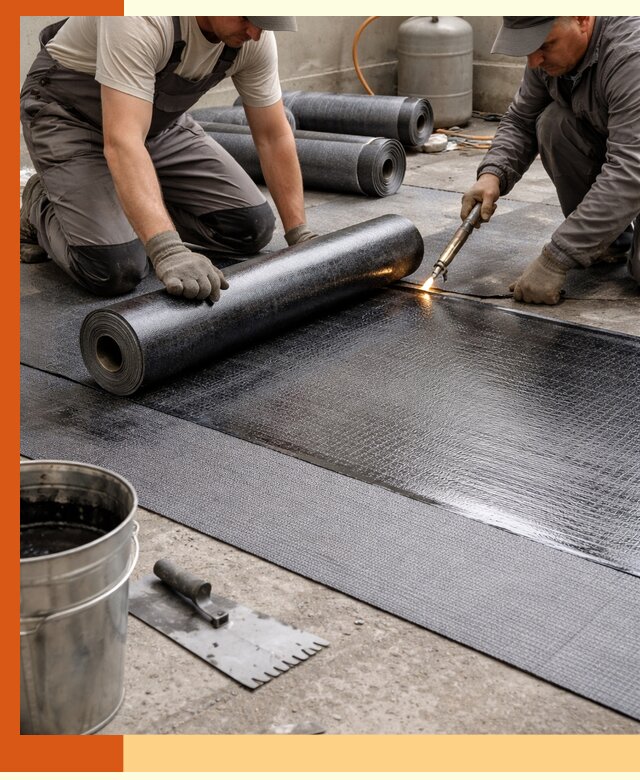 Монтаж гидроизоляционной мембраны в Первоуральске для зданий и конструкций